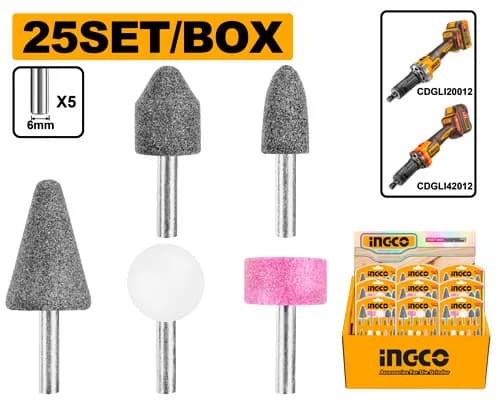 SET DE 5 FRESAS PARA TALADRO INGCO