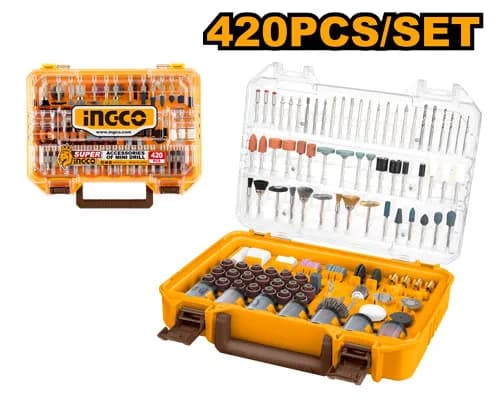 SET DE 420 ACCESORIOS DE MINI TALADRO INGCO
