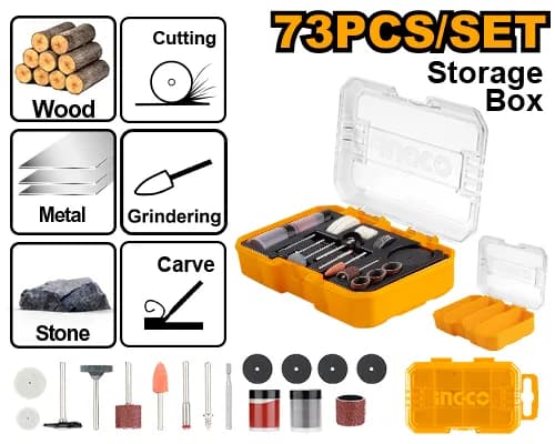 ACCESORIOS DE MINI TALADRO DE 73 PCS