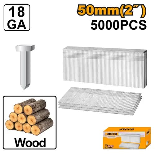 CLAVOS 50MM 2" PISTOLA 2 EN 1 5000PC INGCO