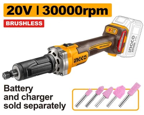 RECTIFICADOR INALAMBRICO 6MM/1/4" 30000RPM INGCO