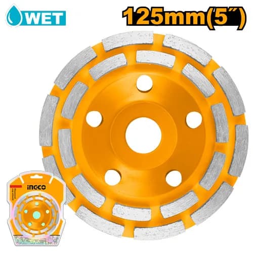 CORONA DIAMANTADA 5"X22.22MM INGCO