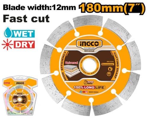DISCO DIAMANTE SEGMENTADO 7" R(DMD011802)