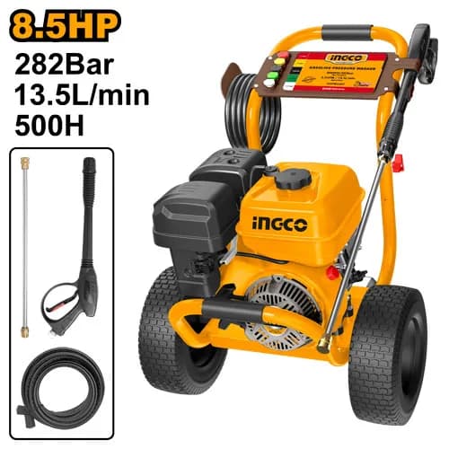 HIDROLAVADORA A GASOLINA 8.5HP 13.5L/MIN INGCO