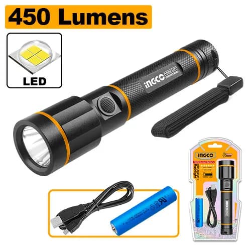LINTERNA LED 450LUM INGCO