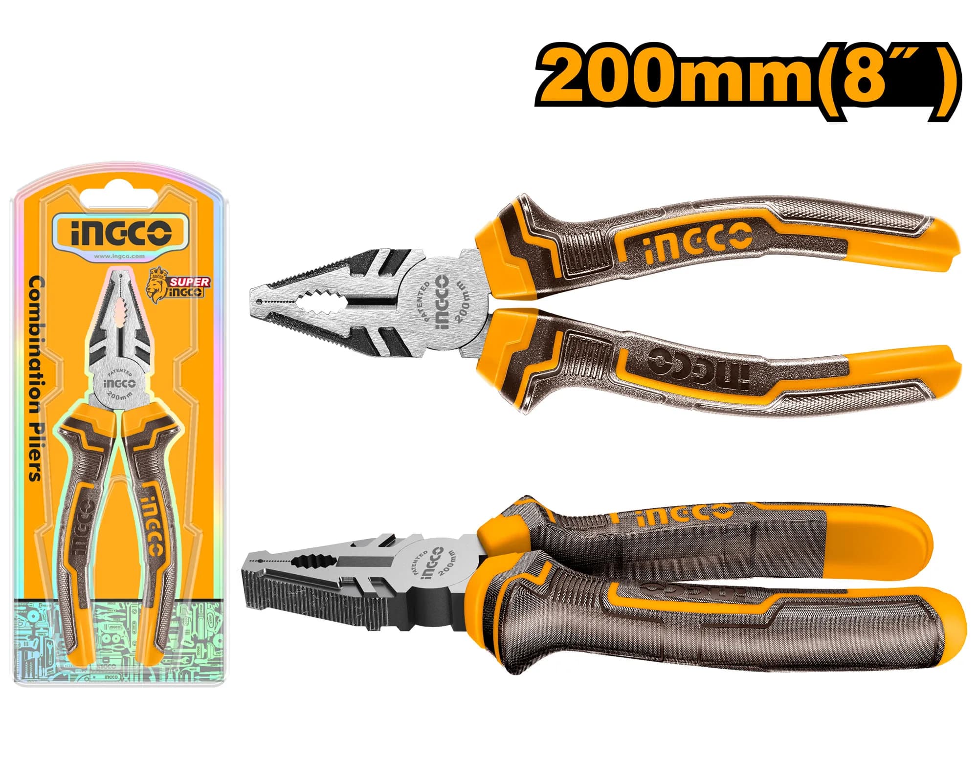 ALICATE PROFESIONAL 200MM 8" INGCO