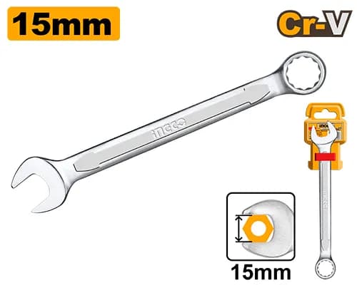 LLAVE BOCA-CORONA 15MM INGCO