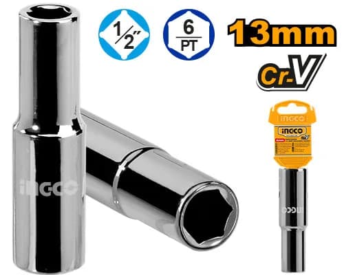 DADO LARGO 6PT 13MM X 1/2"
