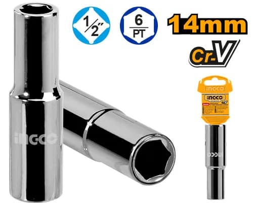 DADO LARGO 6PT 14MM X 1/2"