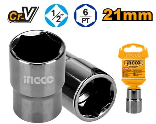 DADO 21MM DE 1/2 INGCO