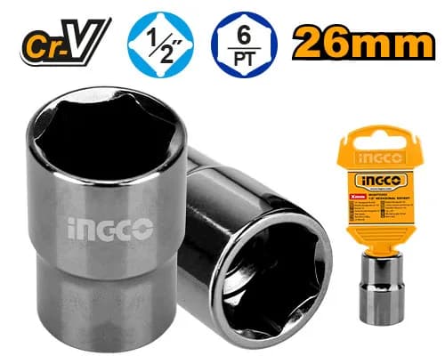 DADO 26MM DE 1/2 INGCO