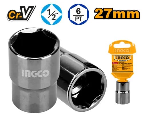 DADO 27MM DE 1/2 INGCO