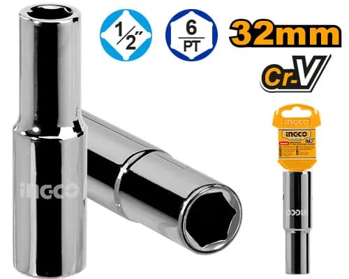 DADO LARGO 6PT 32MM 1/2"