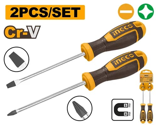 SET DESTORNILLADORES 2PCS INDUSTRIAL INGCO