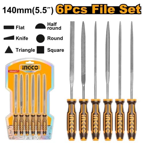 SET LIMAS 4" 6PCS INDUSTRIAL INGCO