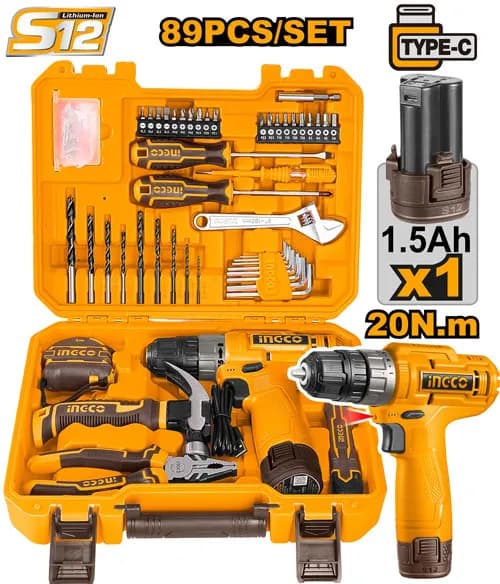 SET DE HERRAMIENTAS 89PCS INGCO