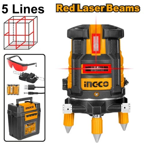 LASER DE LINEA AUTONIVELANTE - LUZ ROJA INGCO
