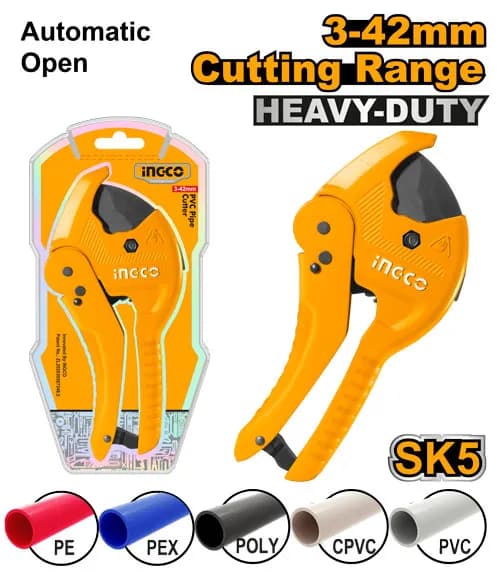 CORTADOR DE TUBO PVC 3-42MM INGCO