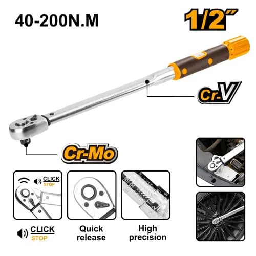 LLAVE DE TORQUE 1/2"" INGCO
