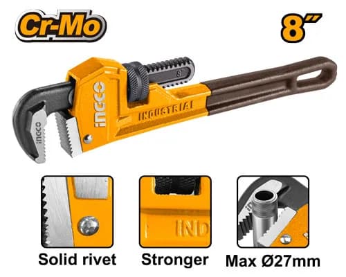 LLAVE DE TUBO 8" INDUSTRIAL INGCO