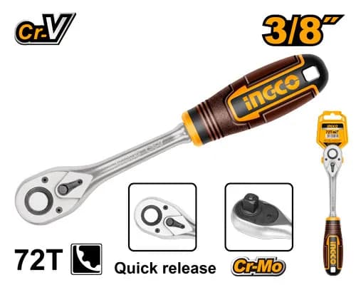 RACHA DE 3/8" 45T INDUSTRIAL INGCO