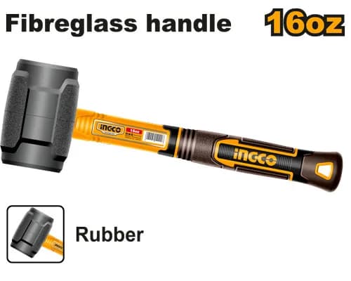 MARTILLO DE GOMA 16OZ INGCO.