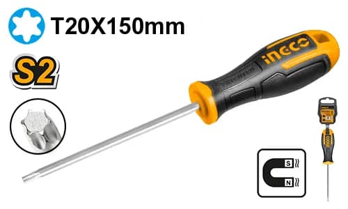 DESTORNILLADOR TORX 6" INGCO.
