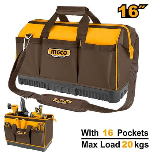 MALETA PARA HERRAMIENTAS DE 16" INGCO
