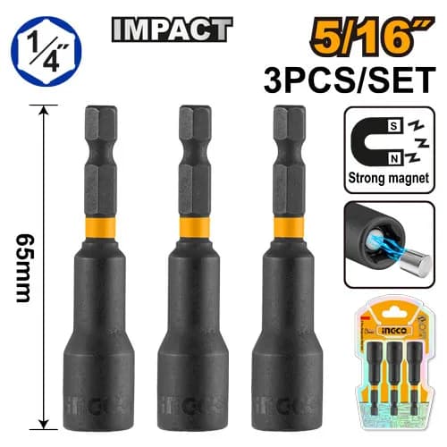 COPAS MAGNETICAS 3PCS 5/16" INGCO