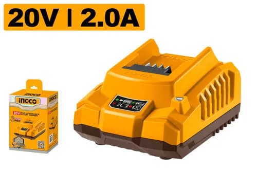 CARGADOR DE BATERIA 20V 2AM-INGCO