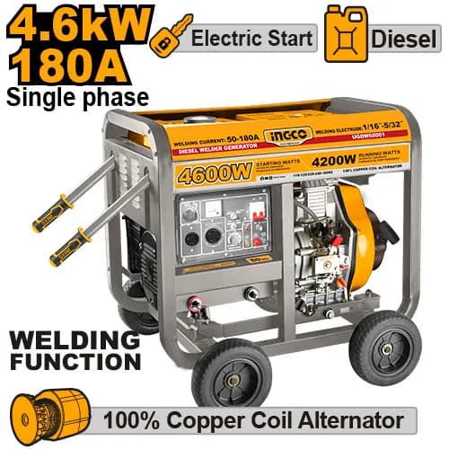 MOTOSOLDADOR A DIESEL 9HP INGCO