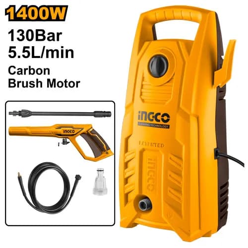 HIDROLAVADORA DE ALTA PRESION 1400W-1900PSI INGCO