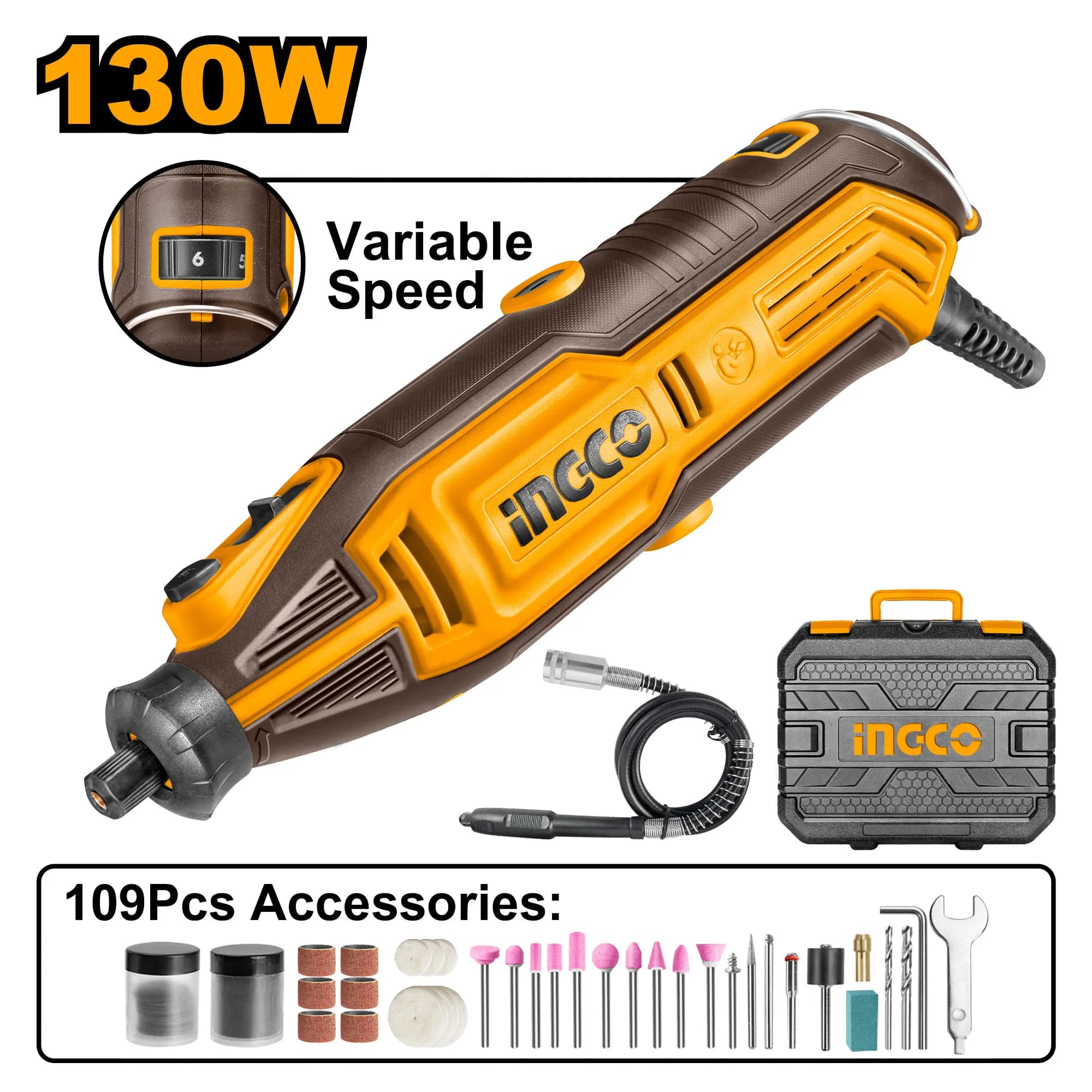 MOTOTOOL 130W INGCO 10000- 35000RPM.