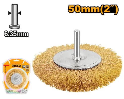 GRATA CIRCULAR RIZADA 2" INGCO