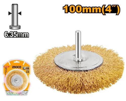 GRATA CIRCULAR RIZADA 4" INGCO