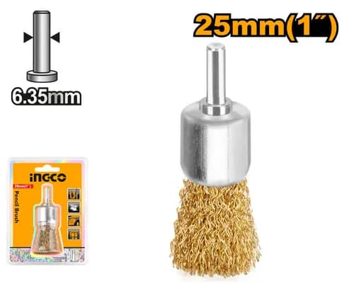 GRATA COPA RIZADA 1"X1/4" INGCO