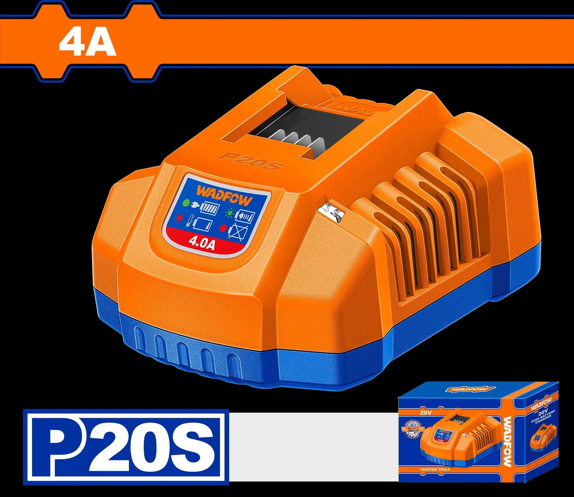 CARGADOR DE BATERIA 20V 4AM WADFOW