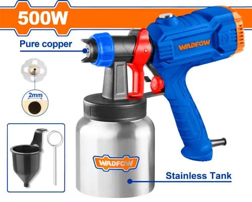 PISTOLA ROCIADORA 500W VASO METALICO WADFOW