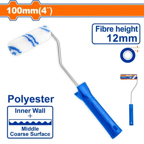 RODILLO PINTURA MINI DE FELPA 4" (PARED INTERIOR ) WADFOW