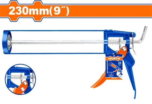 PISTOLA PARA SILICON CARTUCHO METAL 9" WADFOW