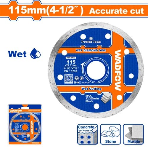 DISCO DIAMANTADO CONTINUO 4 1/2" WADFOW