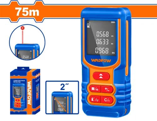 MEDIDOR DE DISTANCIA LASER 75M INDUSTRIAL WADFOW