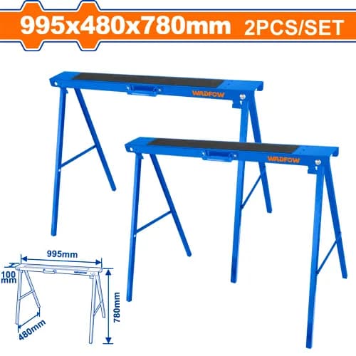 CABALLETES DE TRABAJO 2PCS 100KG WADFOW