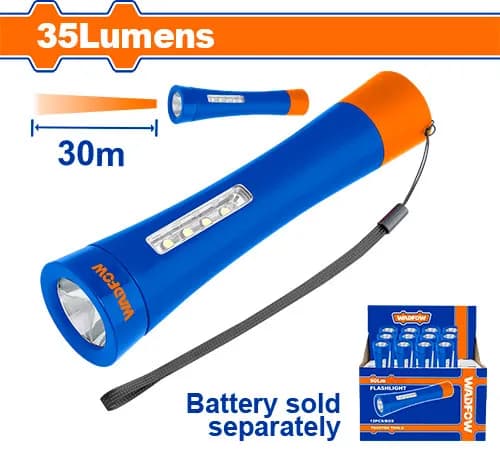 LINTERNA D/MANO 35LUM/DIST30M LARGA WADFOW