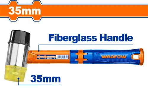 MAZO DE GOMA Y PLASTICO 17OZ/490G M/FIBRA WADFOW