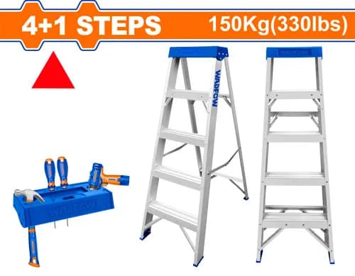 ESCALERA PATA DE GALLO DE 4 PISOS 1.25m WADFOW