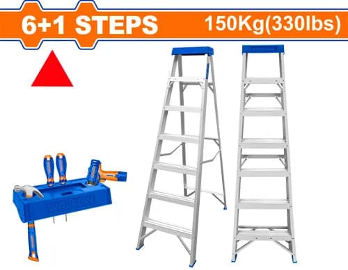 ESCALERA PATA DE GALLO DE 6 PISOS 1.75M WADFOW