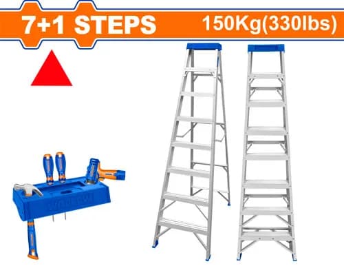 ESCALERA PATA DE GALLO DE 7 PISOS 2m WADFOW