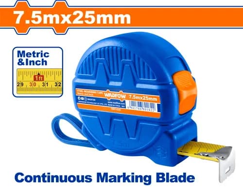 FLEXOMETRO DE 7,5MX25MM PLASTICO WADFOW