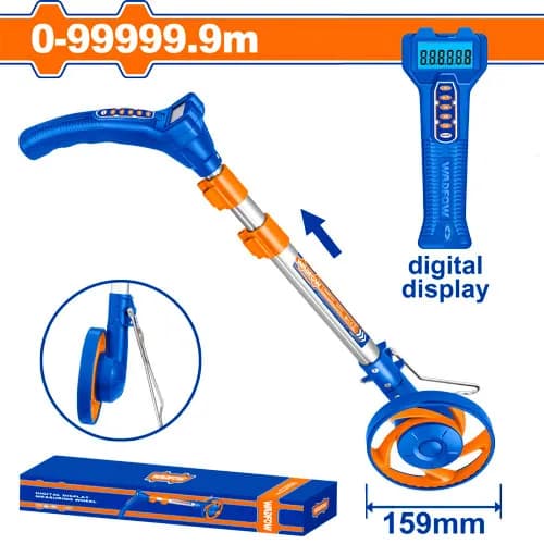 MEDIDOR DE DISTANCIA ODOMETRO CON RUEDA Y PANTALLA DIGITAL